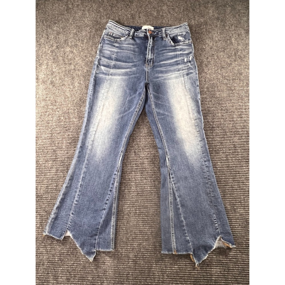 VELVET Graham & Spencer Lilly Jeans Womens 31 High Rise Crop Stretch Cotton